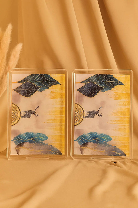 Markhor Design Acrylic Tray – 2 Piece Set