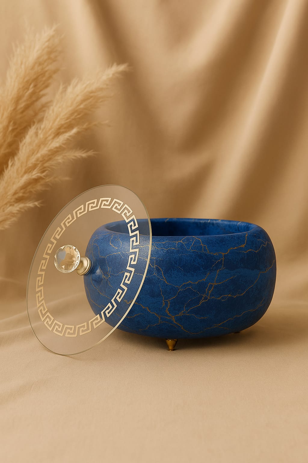 "Velvet Hotpot wit Acrylic Cover"